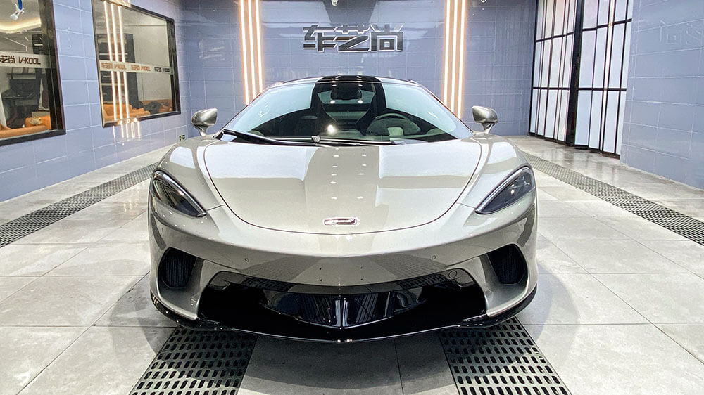 迈凯伦gt银色施工威固隐形车衣V100案例